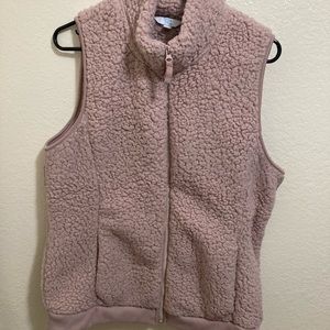 Pink Fuzzy Vest